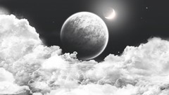 Moon artwork skyscapes