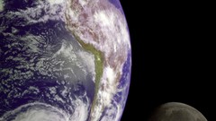 Moon astronauts outer space