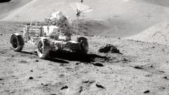 Moon astronauts outer space