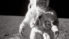 Moon astronauts outer space