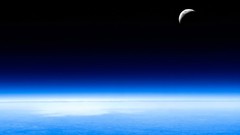 Moon atmosphere outer space