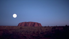 Moon Australia Ayers Rock