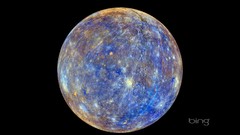 Moon bing outer space