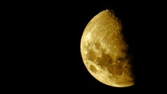 Moon black background