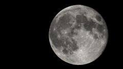 Moon black background outer space