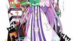 Moon Books Candles dress white background hats Jewelry socks 