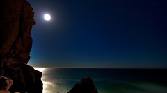 Moon bright evening night