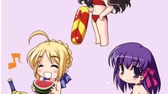 Moon Chibi saber fate stay night