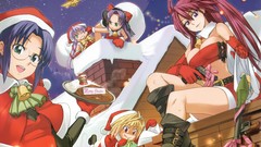 Moon Christmas Anime Calendar anime girls nitroplus artwork 