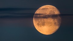 Moon cloud skies outer space