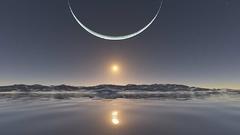 Moon cold North Pole