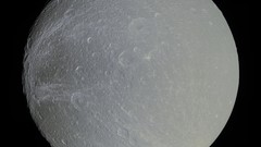Moon crater dione outer space