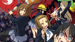 Moon dead blood Anime parody red eyes left akiyama mio k - on 