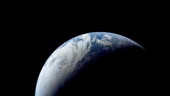 Moon Earth planets outer space