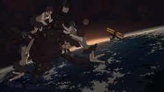 Moon Earth planets skirts brown eyes brunettes seifuku outer 