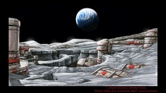 Moon Earth science fiction