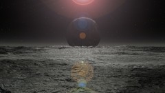 Moon Earth science fiction outer space