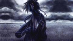 Moon fantasy calling woman