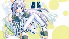 Moon hazuki animal ears tails Pop hentai thigh highs scans