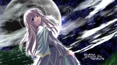 Moon long hair anime girls