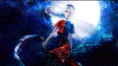 Moon long hair weapons