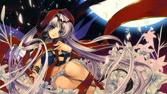 Moon long hair white