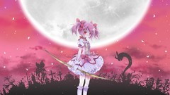 Moon pink hair mahou