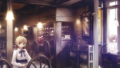 Moon saber fate stay night type-moon concept art artwork visual 