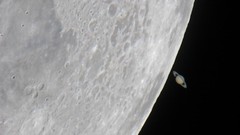 Moon Saturn rings NASA planets outer space