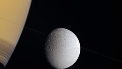 Moon Saturn rings planets outer space