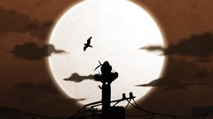 Moon silhouettes naruto shippuden