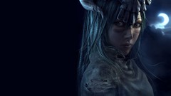 Moon skulls bleach green hair Espada realistic Nelliel Tu 