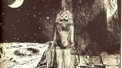 Moon sphinx Egypt Egyptian crescent ancient esoteric popart 