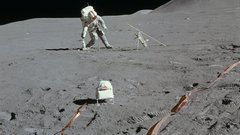 Moon surface astronauts
