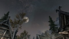 Moon the elder scrolls v skyrim skyscapes Whiterun