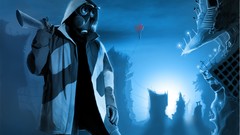 Moon wasteland masks skies gas masks romantically apocalyptic 