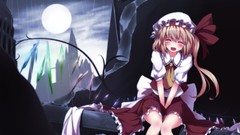 Moon wings Anime anime girls touhou flandre scarlet
