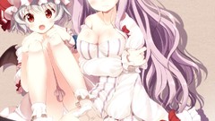 Moon wings dress hats fangs magician socks Vampires white hair 