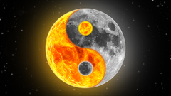 Moon yin yang