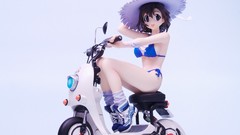 Moped Scooters anime girls bikini