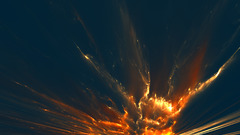 Morning fractal sunlight