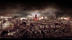 Morning sci-fi planet Art