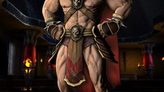 Mortal Kombat muscles dc Shao Kahn artwork video games fantasy 
