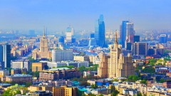 Moscow Russia cities city center cityscapes