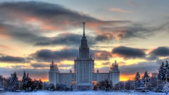 Moscow Russia cityscapes facility artwork Moscow State 