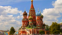 Moscow St. Basil's Cathedral Russia buildings cityscapes 