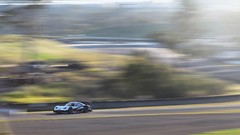Motion blur racing cars
