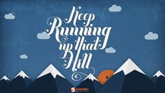 motivational Smashing magazine Mountains running Typography