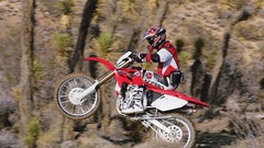 Motocross motorbikes