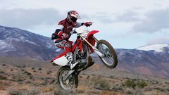 Motocross motorbikes